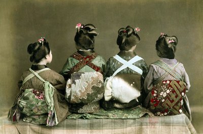 Female Dancers by Kusakabe Kimbei
